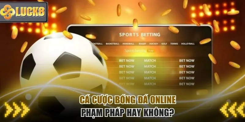 Thắc mắc về việc có phạm pháp hay không khi cá cược bóng đá online
